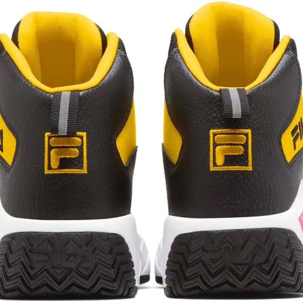 Fila MB Black and Yellow Sneakers with Pink size 15 - Picture 4 of 8